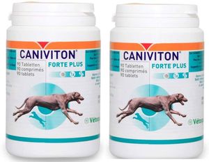 GroßhandelPL VETOQUINOL Caniviton Forte Plus – 2x90 Tabletten(180 Tabletten)