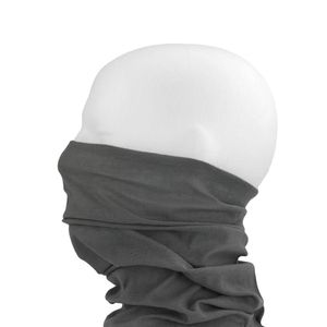 Oblique Unique Multifunktionstuch Schlauchtuch Halstuch Motorrad - Pure Grey