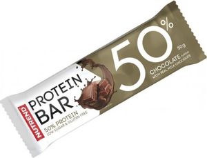 Nutrend Protein Bar 50 50 g chocolate / Riegel, Cookies & Brownies / Leckerer glutenfreier Proteinriegel mit geringem Zuckergehalt