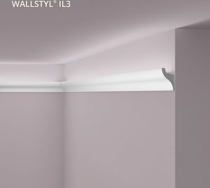 Lichtleiste WALLSTYL IL3 32.5 x 50 x 2000 mm Polystyrol LED Stuckleiste Weiß Hochwertig Einfache Montage Indirekte Beleuchtung Modern 2 Meter NOËL & MARQUET Lichtleiste WALLSTYL IL3 32.5 x 50 x 2000 mm Polystyrol LED Stuckleiste Weiß Hochwertig Einfache Montage Indirekte Beleuchtung Modern 2 Meter NOËL & MARQUET