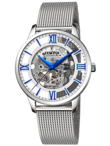 Festina F20534/1 AUTOMATIK zegarek męski stal szlachetna srebrny