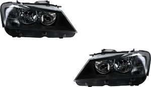 Johns, Reflektory halogenowe pasujące do BMW X3 F25 09/2010-03/14 H7 H7 Zestaw Lewy Prawy 63127217287 7217287 63127217288 7217288