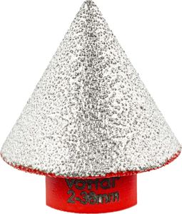 Diamant Kegelfräser 2 - 38 mm Diamantfräser Konisch Fräsfinger Fasenbohrer Keramik Fliesen