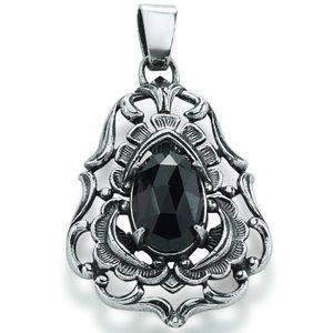 Tom Hill 21.9702 Anhänger Silber Trachtenschmuck Granat rot