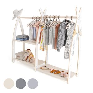 MAMOI® Kleiderstange Baby Kinderzimmer | Kinderkleiderstange 95x106x32cm / 53x95x32cm | Kinder Kleiderständer Baby | Garderobenständer | Baby Garderob MAMOI® Kleiderstange Baby Kinderzimmer | Kinderkleiderstange 95x106x32cm / 53x95x32cm | Kinder Kleiderständer Baby | Garderobenständer | Baby Garderob