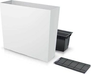 Doniczka z wkładem biała URBI CASE TOWER DUC600T-S449
