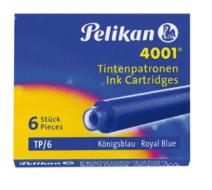 Pelikan Tintenpatronen 4001 TP/6 königsblau (6 Patronen)