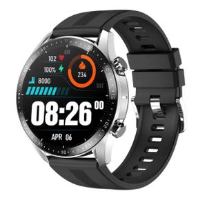 Blackview X1 Pro Smartwatch 1,39 Zoll für Damen und Herren, IP68, Pulsuhr, Schlaf und Fitness Tracker, mehrsprachig Fitnessuhr für Android IOS, Silber