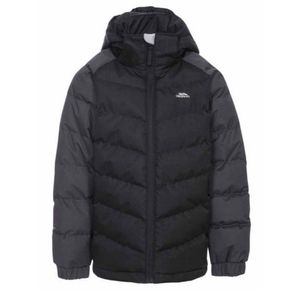 Trespass Kinder / Jungen Steppjacke Sidespin wasserfest TP4157 (116) (Schwarz)