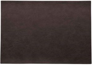 ASA Tischset, black coffee PVC 46 x 33 cm, vegan leather, aus Polyurethan78304076
