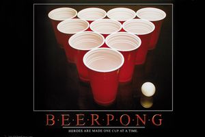 Beer Pong Poster  + Ü-Poster
