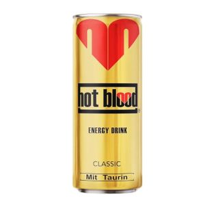 Hot Blood Energy Drink Classic Softdrink - Fruchtgeschmack Energiegetränk 0,25 Liter 1 Stück