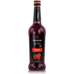 Riemerschmid Bar-Sirup Erdbeere 0,7L - Cocktails Milchshakes (1er Pack)