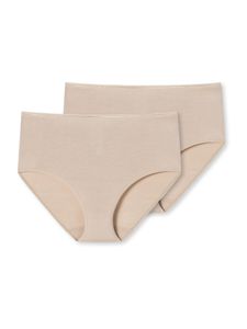 Schiesser Midi-slip panty-s shorts unterhose 2er-Pack Modal Essentials sand 38