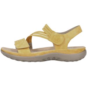 Rieker Damen-Sandalette Gelb, Farbe:gelb, EU Größe:36