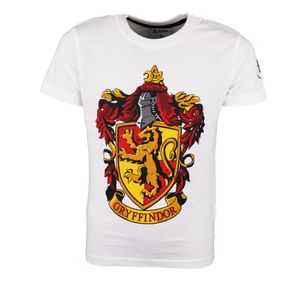 Harry Potter T-Shirt Shirt Harry Potter Hogwarts Kinder kurzarm T-Shirt, Weiß / 152