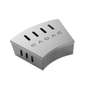 CADAC Smoker Box - Edelstahl Räucherbox für Rundgrills - für Gas- und Kohlegrills