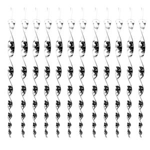 12er Set Windspirale Vogelabwehr Reflektierend Vogelschreck Spirale Taubenabwehr Windspiel Balkon Vogelschutz Taubenschreck