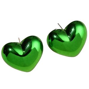 Kolczyki Adorable-Heart/Green KP33378