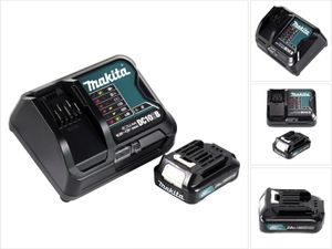 Makita Power Source Kit 12V mit 1x BL1021B Akku 2,0Ah + DC10SB Ladegerät Makita Power Source Kit 12V mit 1x BL1021B Akku 2,0Ah + DC10SB Ladegerät