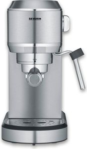 SEVERIN Espressomaschine „Newspresa“ KA 5997 KA 5997 aus Edelstahl, chromgebürstetschwarz