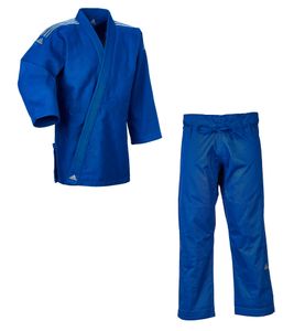 adidas Judo-Anzug "Contest" blau/silberne Streifen, J650B : 180 Größe: 180