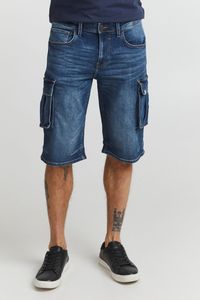 11 Project PRNordin Herren Cargo Jeans Shorts Kurze Denim Hose mit Stretch Regular Fit