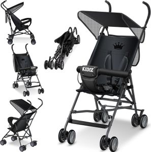 KIDIZ® Kinderwagen CITY Buggy Kinderbuggy klappbar Sportwagen Faltbar 360° 4-Zoll-Räder Inkl. Sonnen- und Regenverdeck zusammenklappbar 5-Punkt-Sicherheitsgurt ab 6 Monate KIDIZ® Kinderwagen CITY Buggy Kinderbuggy klappbar Sportwagen Faltbar 360° 4-Zoll-Räder Inkl. Sonnen- und Regenverdeck zusammenklappbar 5-Punkt-Sicherheitsgurt ab 6 Monate