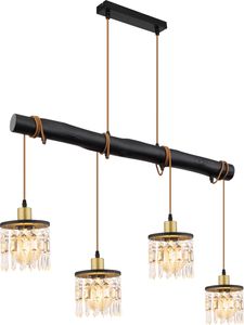Globo Lighting Hängeleuchte Messing matt matt, 4x E27