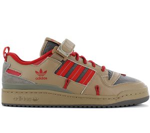 adidas Originals Forum 84 Camp Low - Cardboard Scarlet - Herren Sneakers Schuhe Leder Braun GV6785 , Größe: EU 42 2/3 UK 8.5