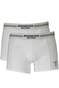 AERONAUTICA MILITARE Herren Boxershort Boxer Unterhose Unterwäsche  , Größe:L, Farbe:Weiß