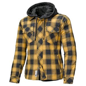 Held Lumberjack II Motorrad Textiljacke, schwarz/gelb, XL