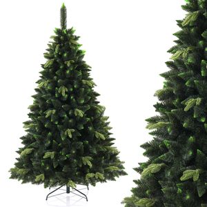 Weihnachtsbaum KLAUS - Künstlicher Christbaum Tannenbaum aus PVC, Größe:220 cm