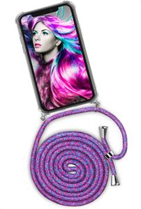 TWIST-Case + TWIST-Cord für iPhone 12, Farbe:Crazy Unicorn (Silber)