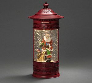 LED Wasserlaterne Briefkasten Santa Konstsmide Lichtfarbe warmweiß batteriebetrieben