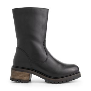 Mysa Delphine - Damen - Boot mid - Classic - Leather - Neutral fitting - Wanderstiefel - Outdoor - Nubuk - Schwarz - 38