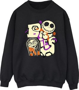 The Nightmare Before Christmas - "Besties" mikina pre ženy BI52923 (S) (Black)
