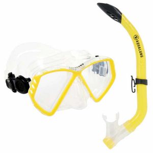 Aqualung Cub Combo Sn Jr Transparent Yellow S