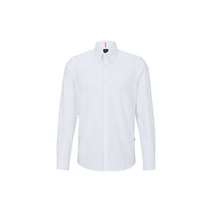 HUGO BOSS Herren Stilvolles Hemd Weiß Farbe: Weiß, Größe: M