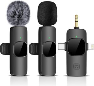 Mikrofon 3-in-1 kabellose Lavalier-Mikrofone für Telefon,Kamera,USB-C-Mikrofon