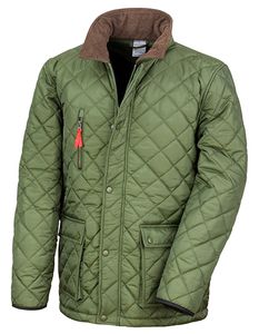 Result Pánska prešívaná bunda Cheltenham Gold R196X Green Olive Green L