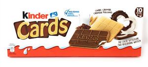 Ferrero | Kinder Cards 128g, Kekse mit Milch und Kakaofüllung