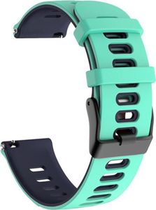 Sport Ersatz Armband für Honor Magic Watch 2 42mm Silikon Band Loop, Farbe:Pfefferminzgrün Blau