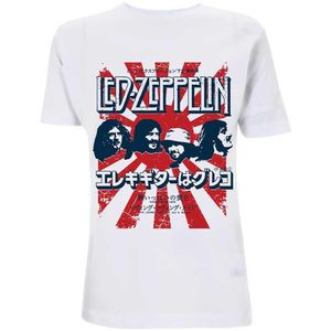 Led Zeppelin - "Japanese Burst" Tričko pro muže/dámy Unisex RO3251 (L) (Bílá)