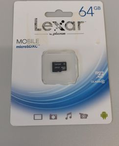 Lexar 64GB microSDXC Speicherkarte ohne SD Adapter - LSDMI64GABEUC10