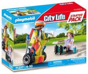 PLAYMOBIL City Life 71257 Starter Pack Rettung mit Balance-Racer