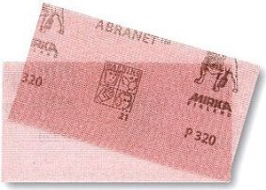 MIRKA Klett-Schleifstreifen ABRANET, 81x133 mm, Körnung: 120