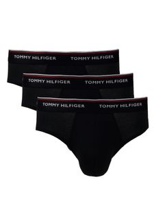 Tommy Hilfiger Pánské slipy 3-Pack Brief M Black 1U87903766