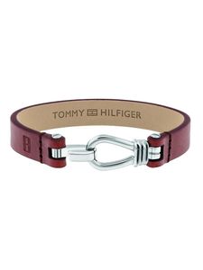 Tommy Hilfiger 2701054 Pánský náramek z nerezové oceli stříbrný hnědý 19 cm