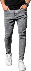 Ombre Clothing Pánske riflové nohavice Irm šedá XL